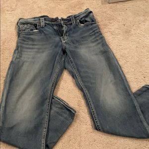 Men’s Silver Jeans - EDDIE